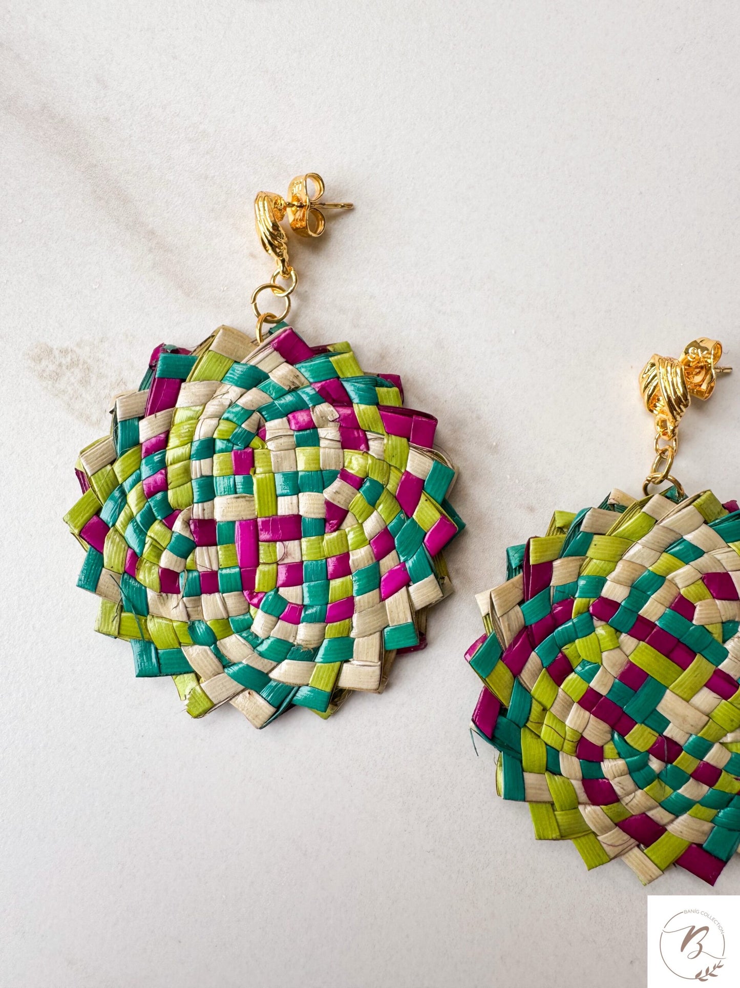 Luna Rattan Earrings