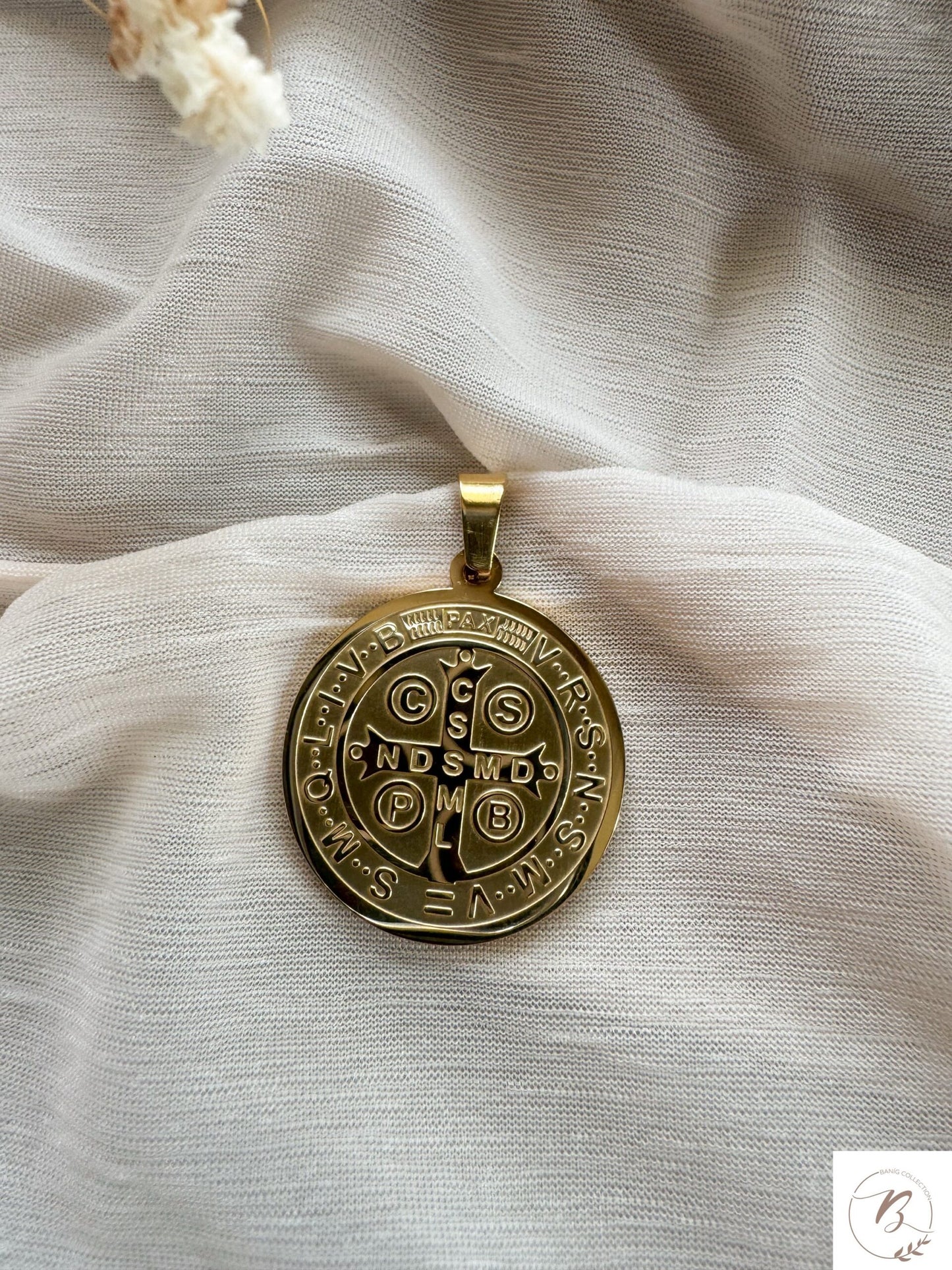 Unisex St Benedict Medal Necklace