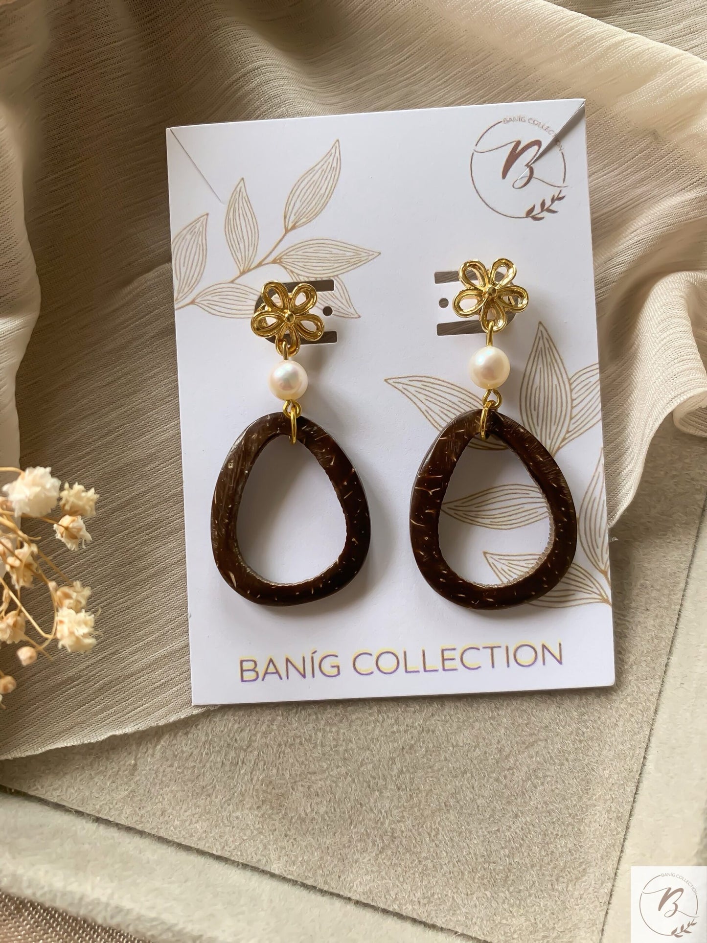 Dahlia Earrings - Dark Shade