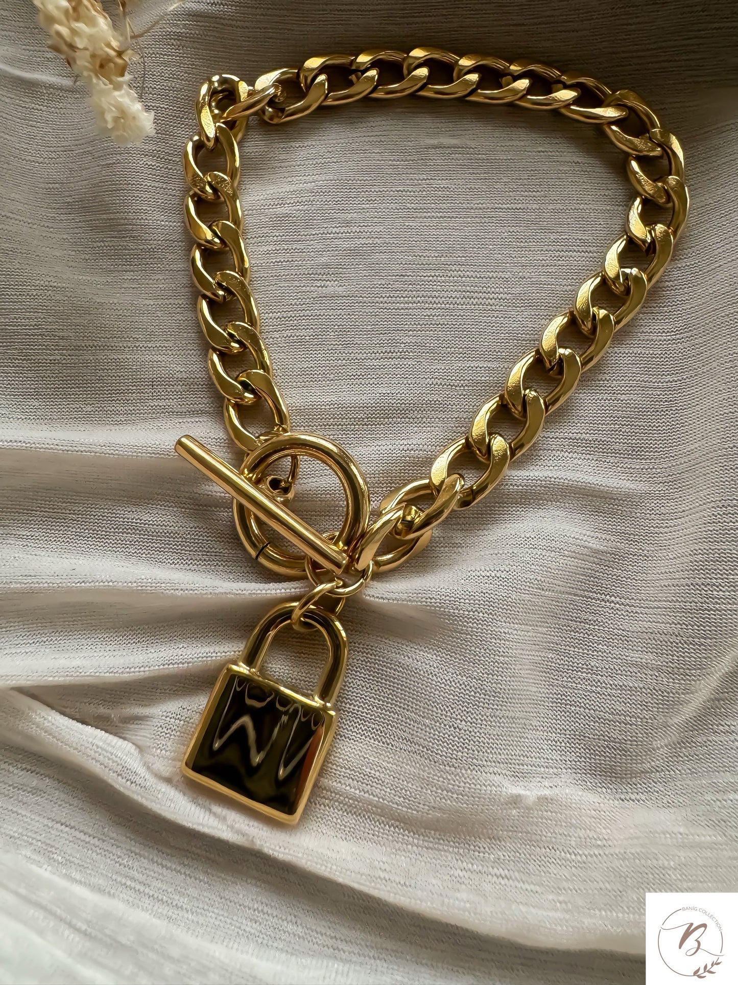 Gladys Lock Charm Bracelet