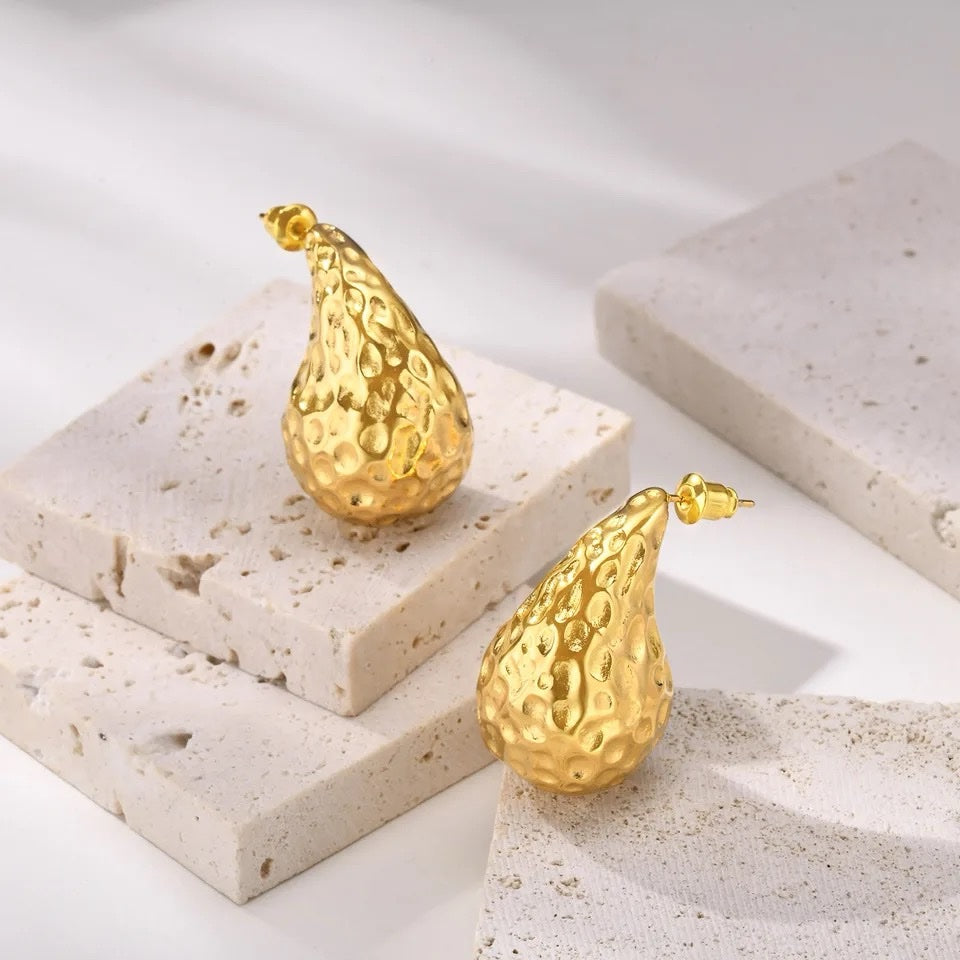 Amber Drop Earrings