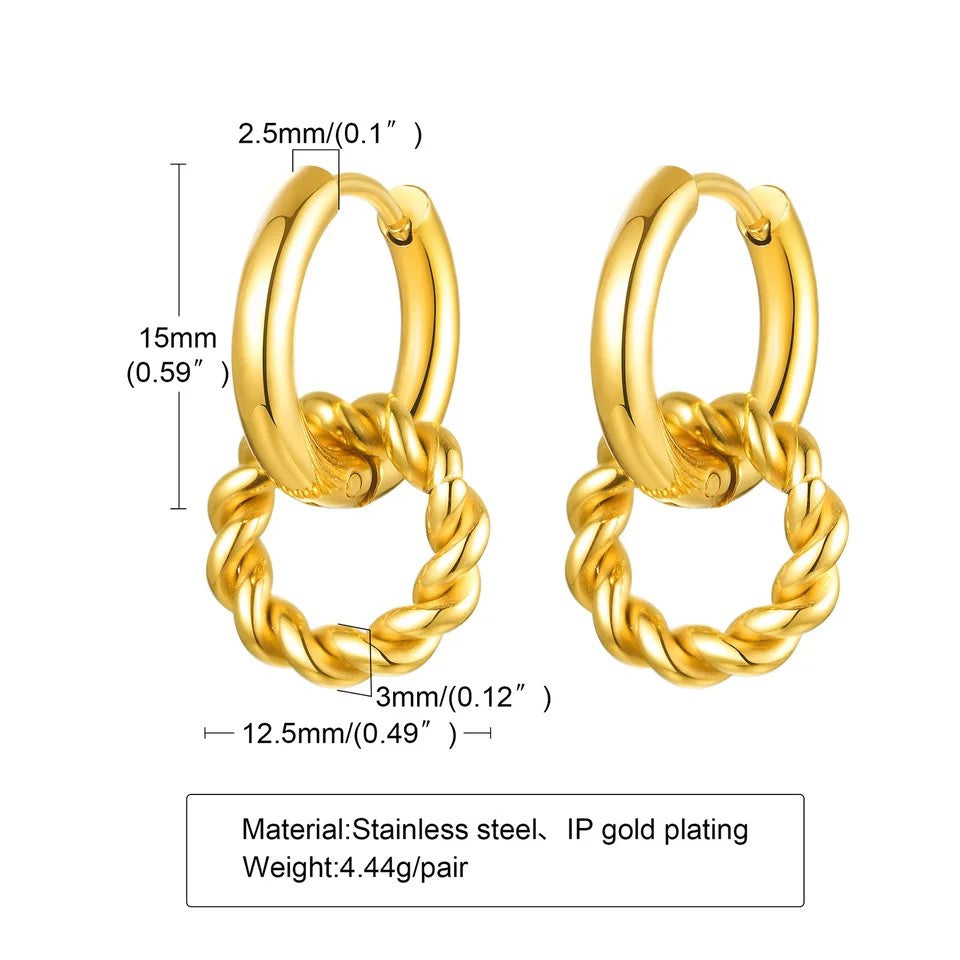 Jill Double Hoop