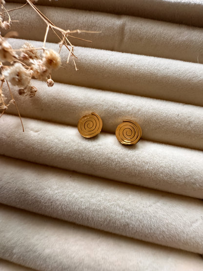 The Everyday Spiral Studs