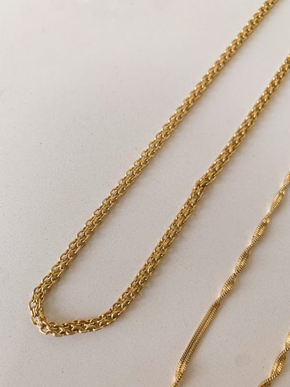 Layering Stainless Steel Chains