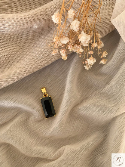 Classic Black Stone Pendant