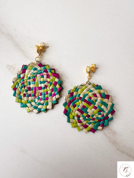 Luna Rattan Earrings