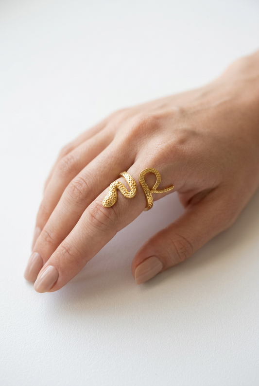 Medusa Snake Ring