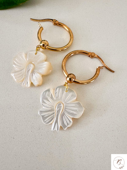 Lily Hoop Earrings