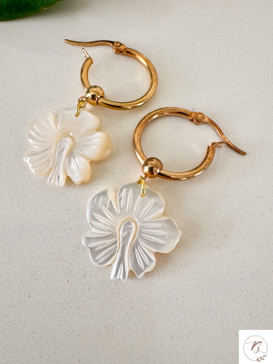 Lily Hoop Earrings