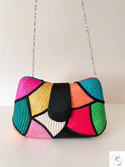 Jane Clutch Bag (Rainbow)
