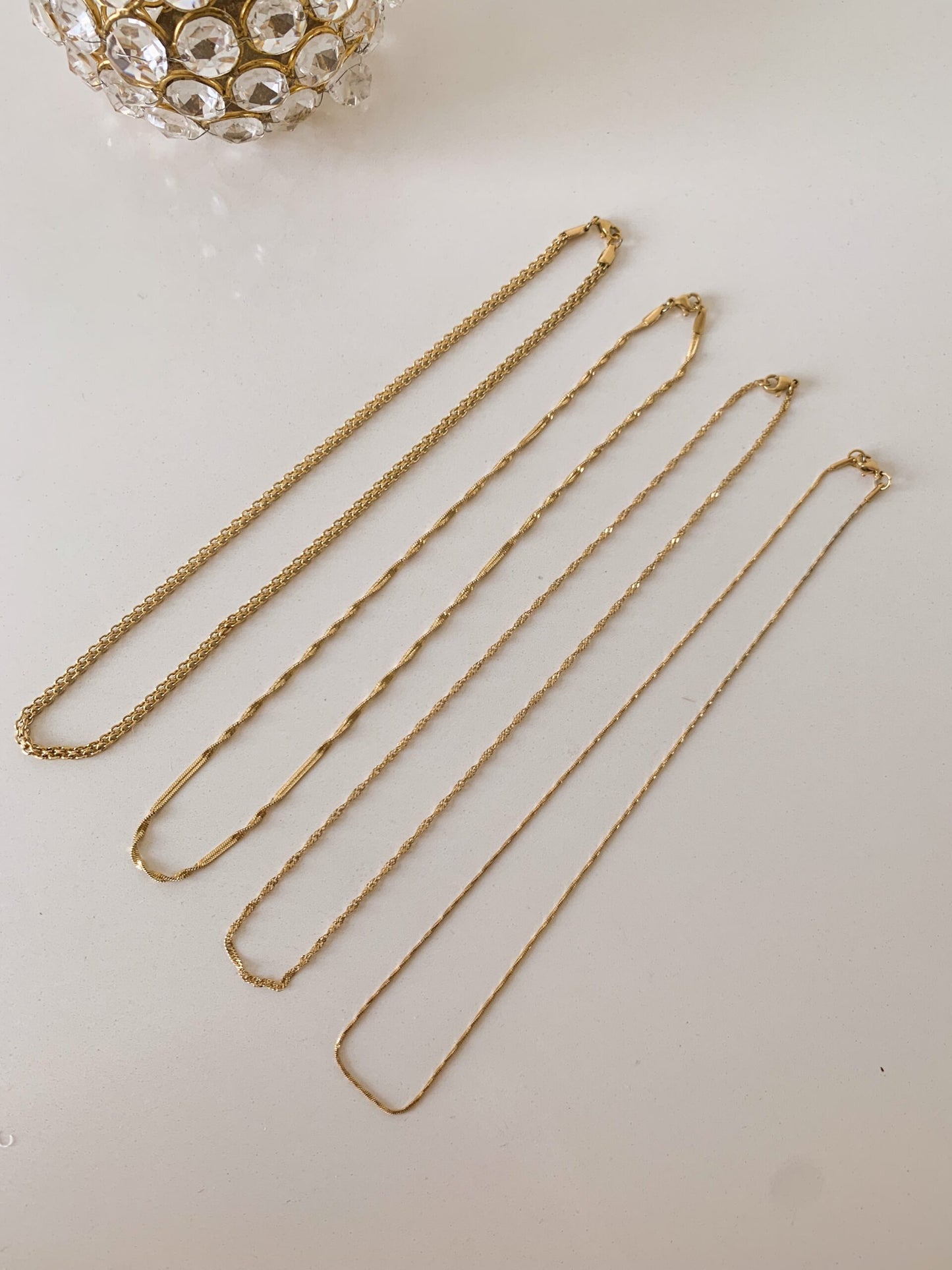 Layering Stainless Steel Chains