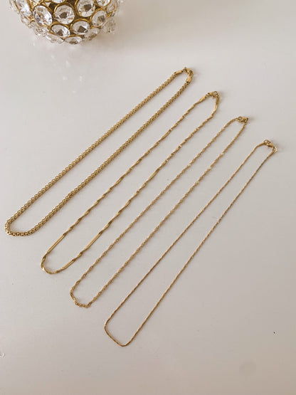 Layering Stainless Steel Chains