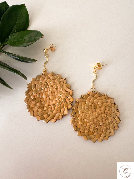 Terra Rattan Earrings