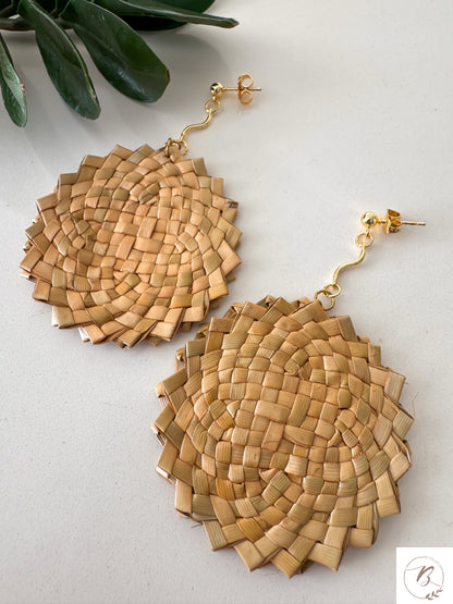 Terra Rattan Earrings