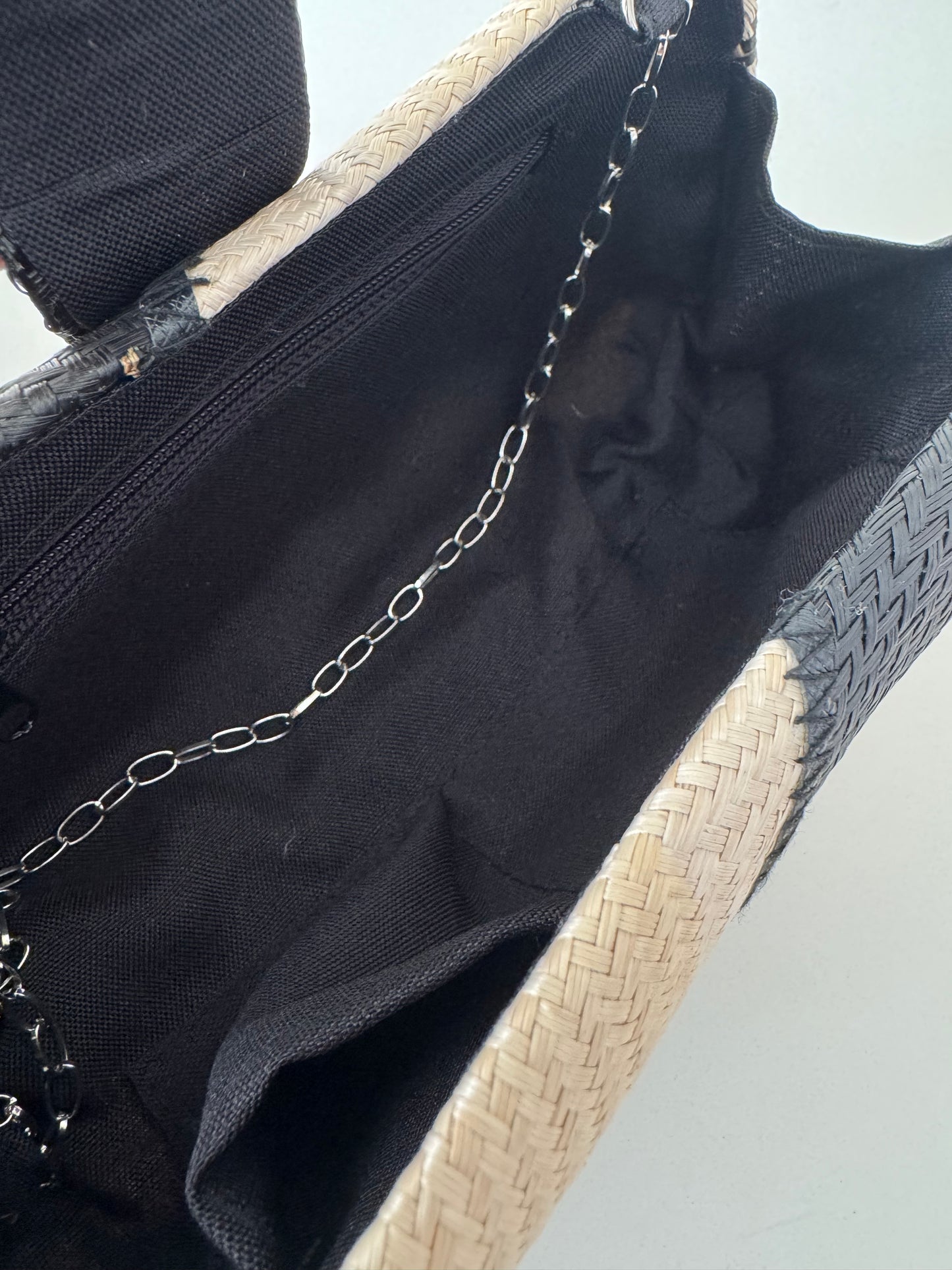 Aria Clutch Bag (B&W)