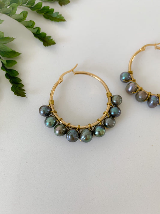 Zelda Freshwater Pearl Earrings