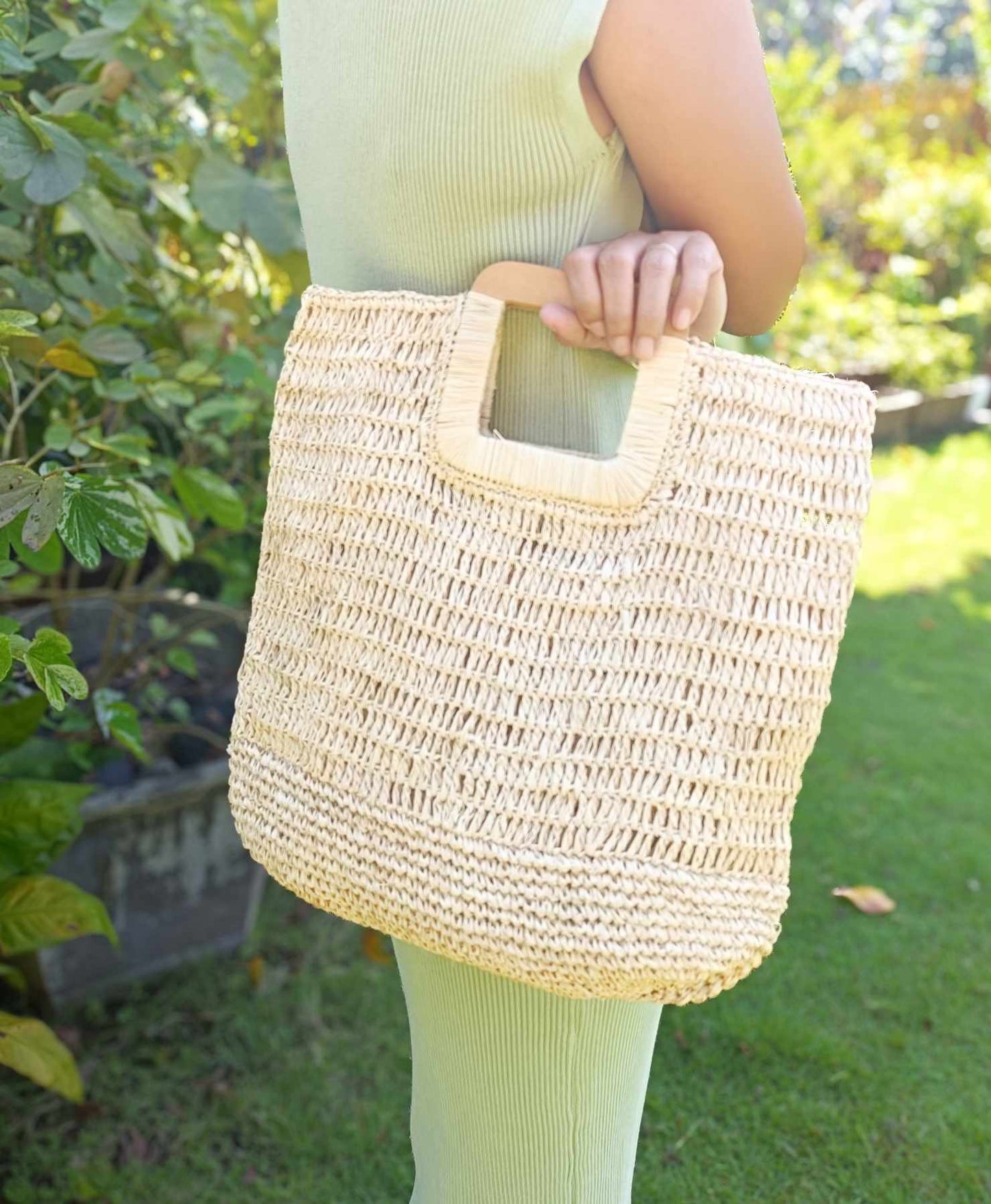 Elieza Raffia Bag
