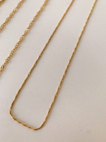 Layering Stainless Steel Chains