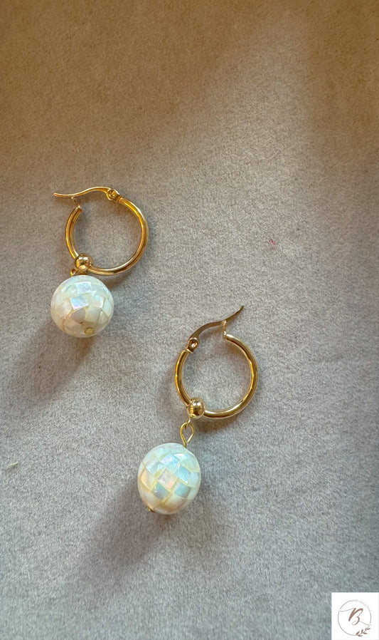 Adelle Mosaic Hoops