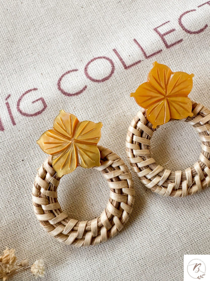 Likha Rattan Earrings