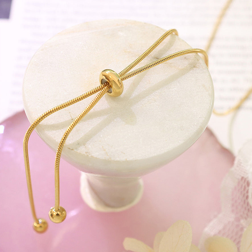 Snake Chain Adjustable Y Necklace