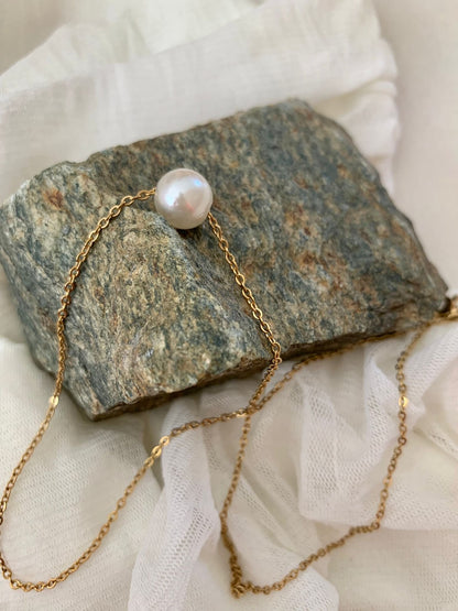 Pearl Lavaliere Choker Necklace