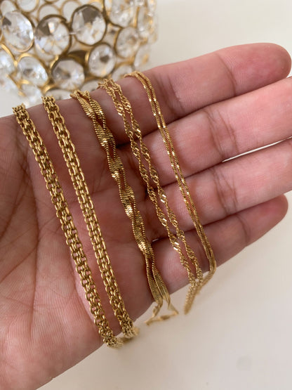 Layering Stainless Steel Chains