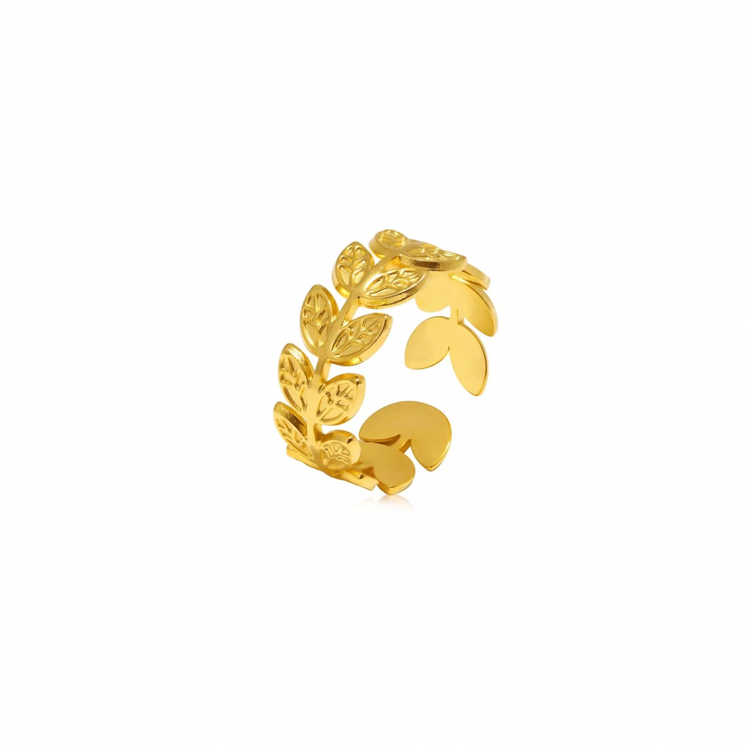 Goldie Leaf Everyday Ring