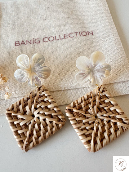 Bini Rattan Earrings