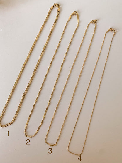 Layering Stainless Steel Chains