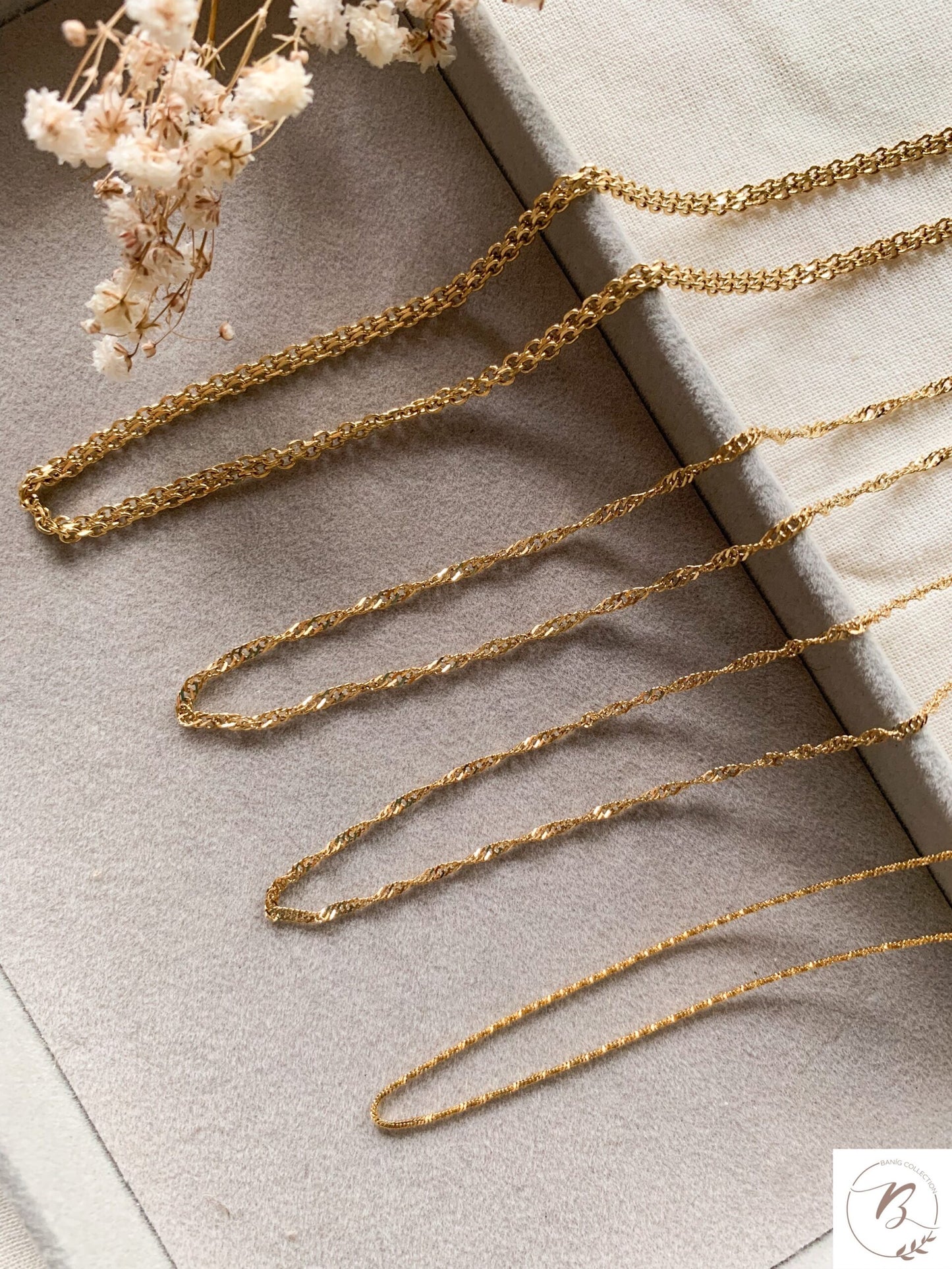 Layering Stainless Steel Chains