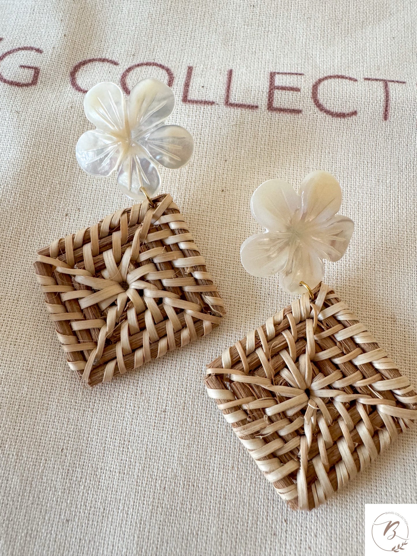 Bini Rattan Earrings