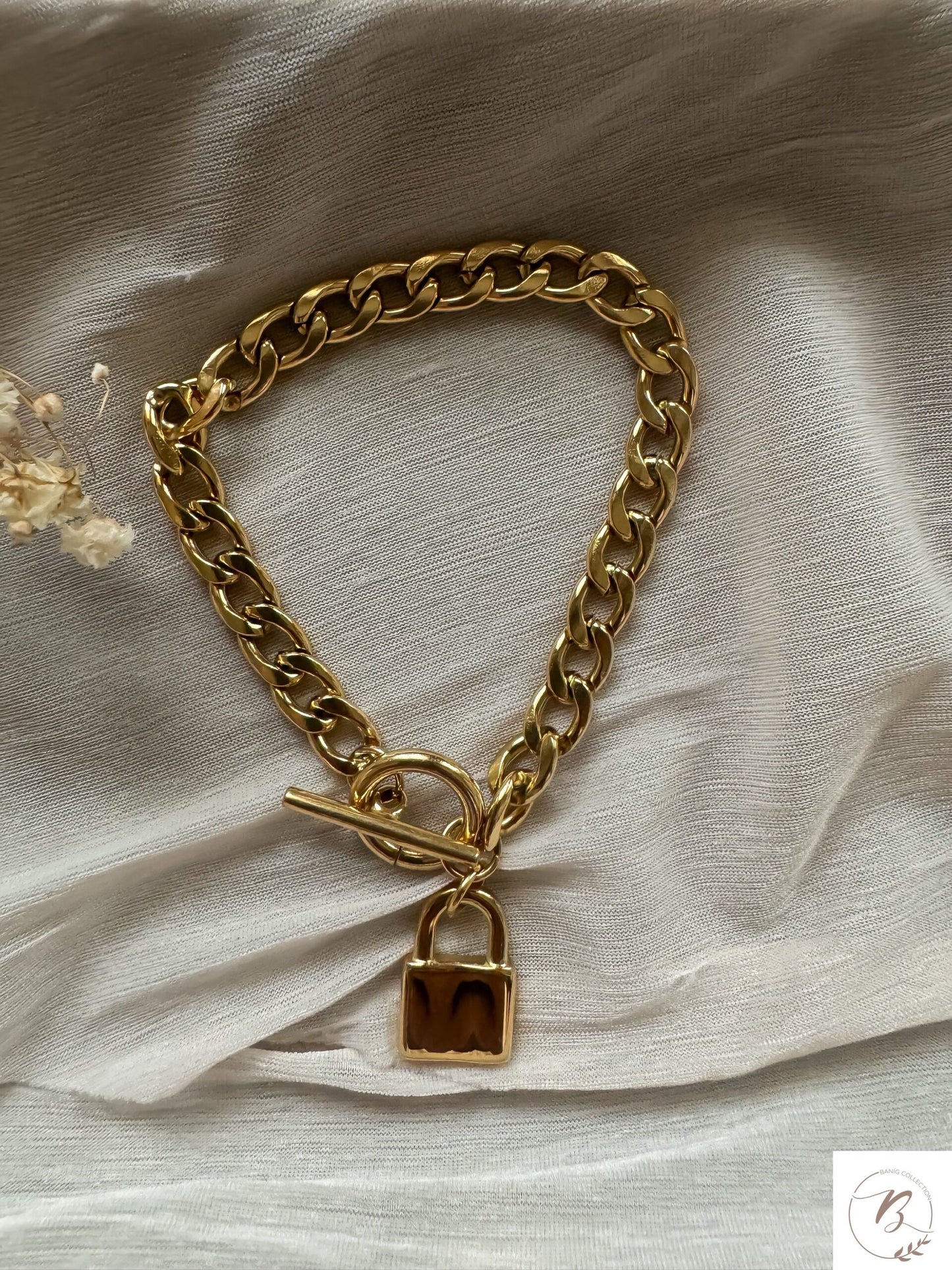 Gladys Lock Charm Bracelet