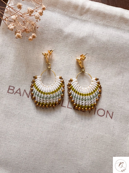 Mimi Beaded Macrame Earrings