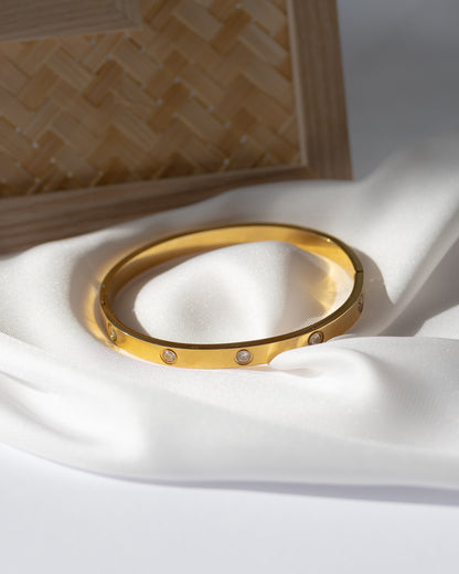 Aurora Stainless Steel Bangle