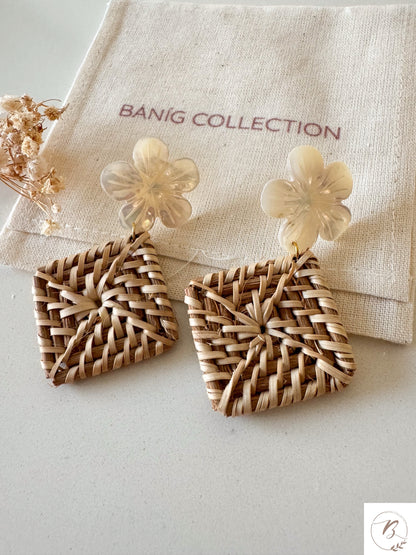Bini Rattan Earrings