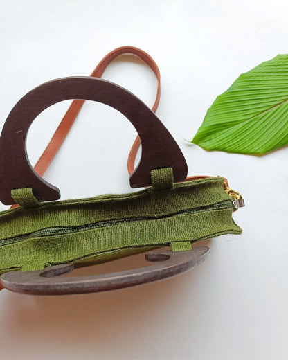 Kate Sling Bag (Earthy Green)