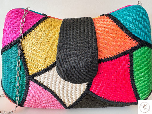 Jane Clutch Bag (Rainbow)