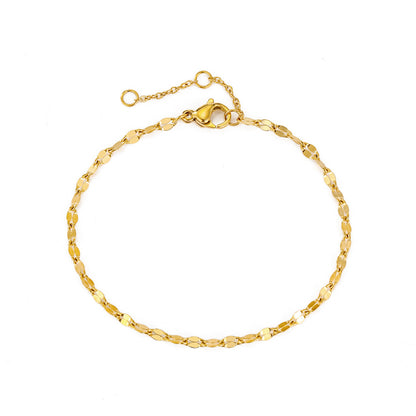 Fish Lips Minimalist Anklet