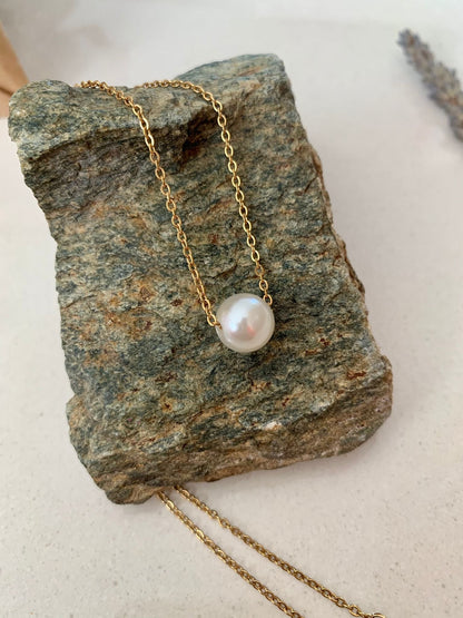 Pearl Lavaliere Choker Necklace