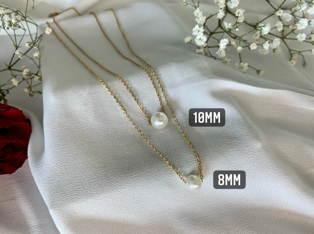 Pearl Lavaliere Choker Necklace