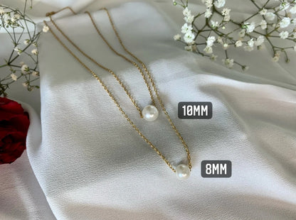 Pearl Lavaliere Choker Necklace
