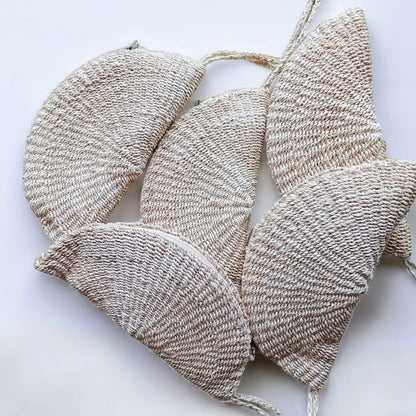 Judy Abaca Clutch (White)