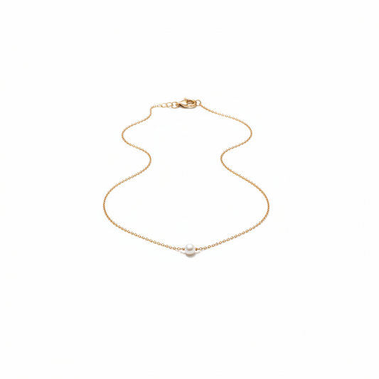 Fiona Minimalist Pearl Necklace