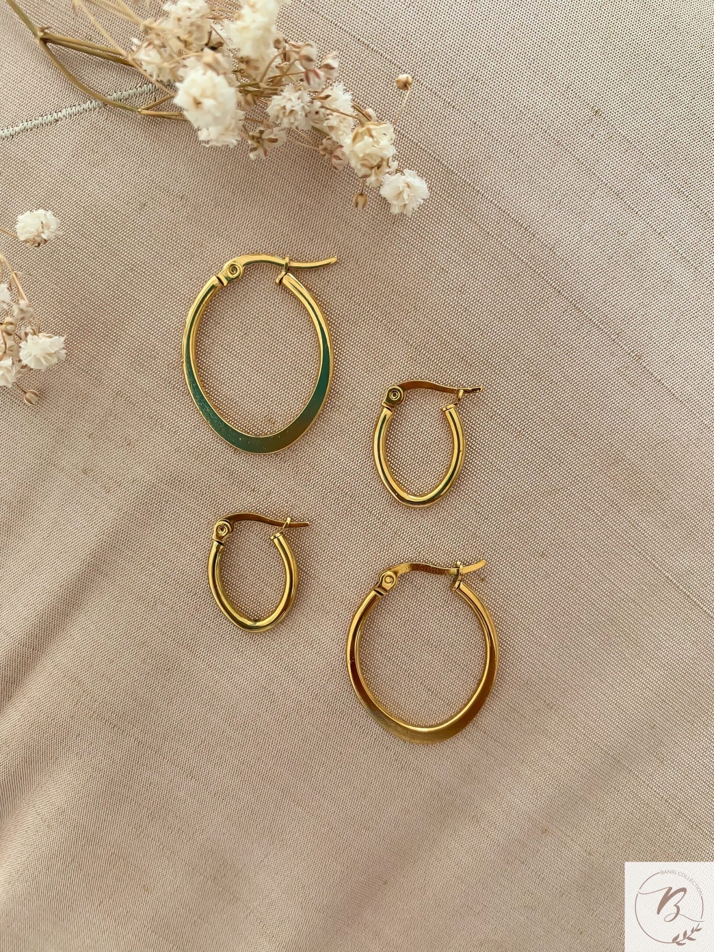 Oval Hoops
