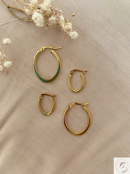 Oval Hoops