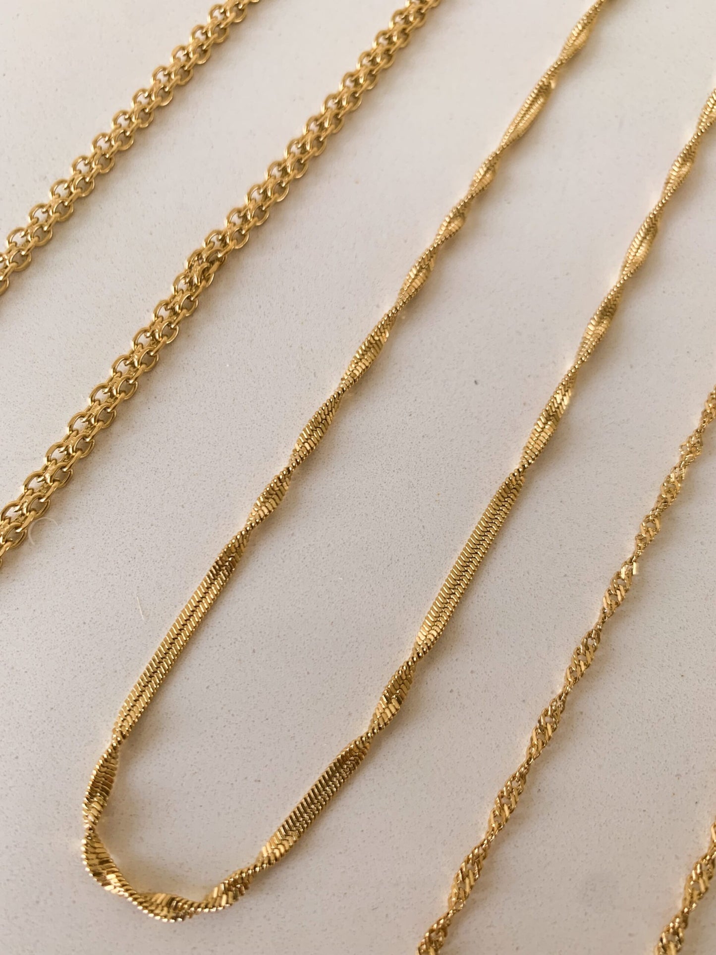 Layering Stainless Steel Chains