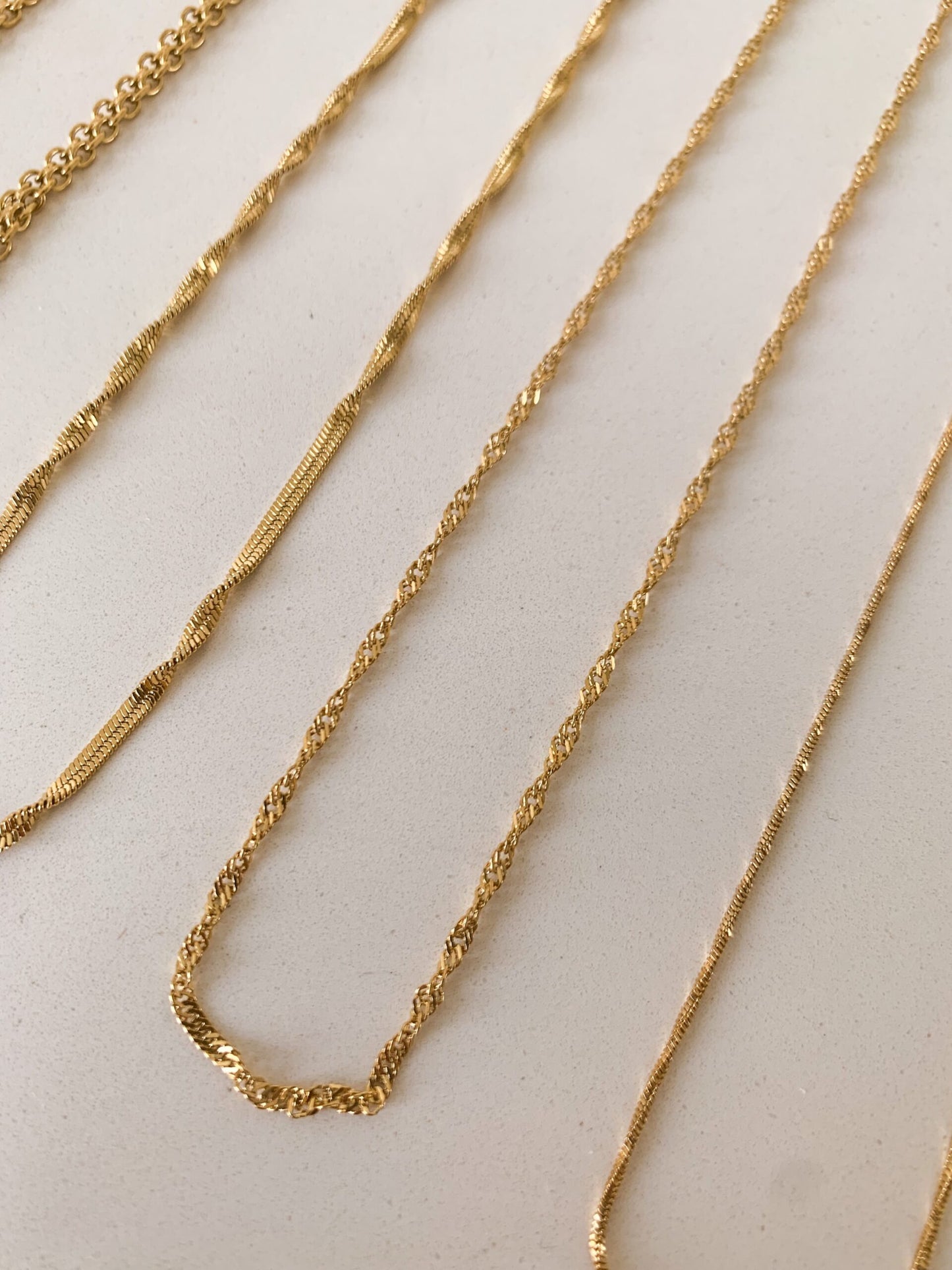 Layering Stainless Steel Chains