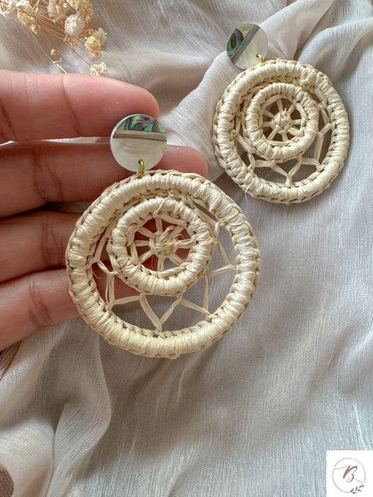 Diana Rattan Earrings