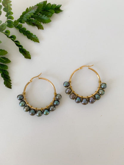 Zelda Freshwater Pearl Earrings